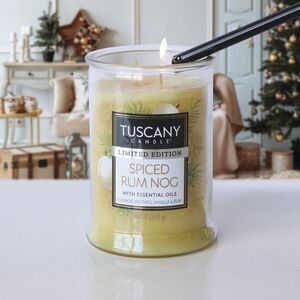 Tuscany Candle Spiced Rum Nog 18 oz New